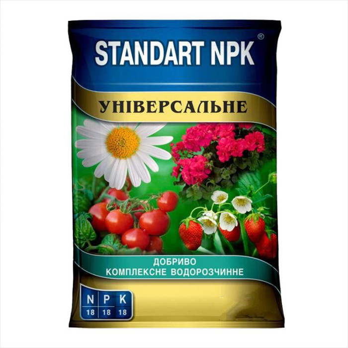 Добриво універсальне «STANDART NPK» – 50 грамів