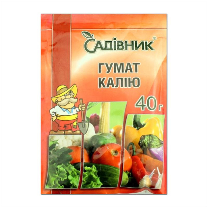 Organo-mineral fertilizer «Potassium humate» - 40 grams