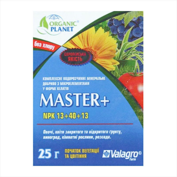 Удобрение «Мастер плюс начало вегетации» - 25 грамм