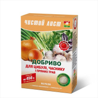 Удобрение для лука, чеснока и зелени «Чистый Лист» - 300 грамм