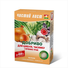 Удобрение для лука, чеснока и зелени «Чистый Лист» - 300 грамм